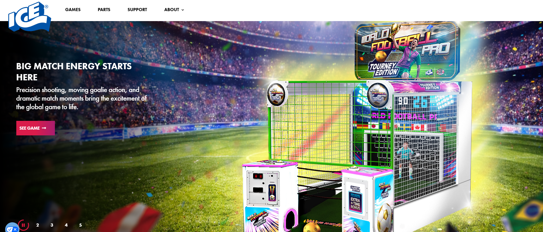 ICE Games arcade machine manufacturer and redemption games