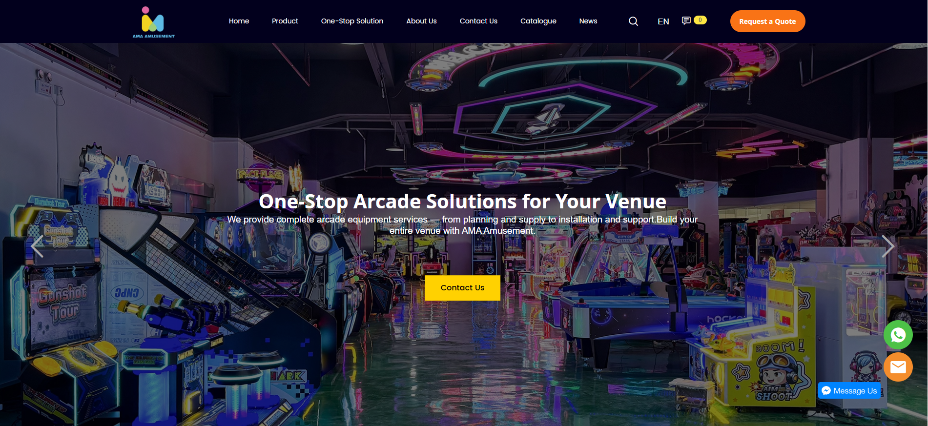 AMA Amusement factory-direct arcade machine manufacturer