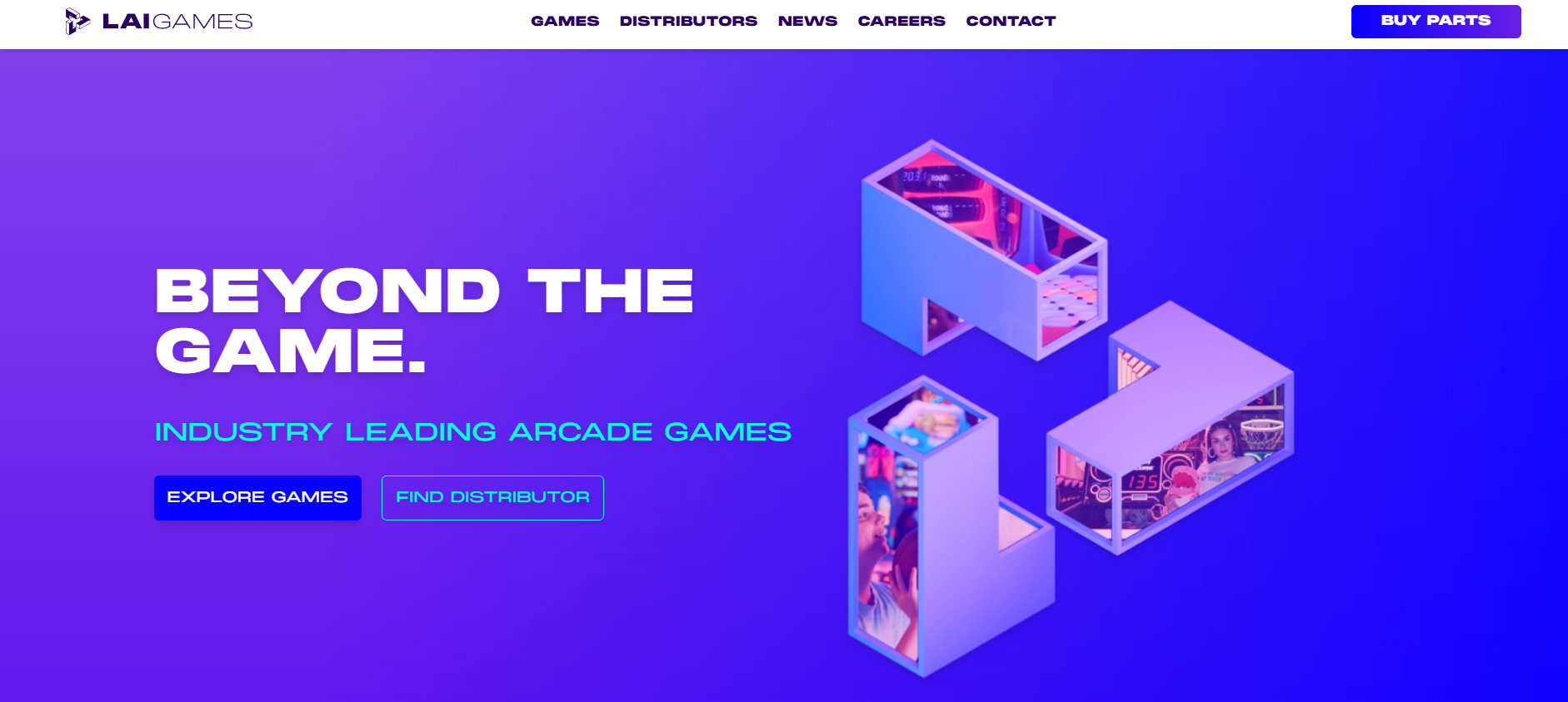 LAI Games arcade machines for family entertainment centers