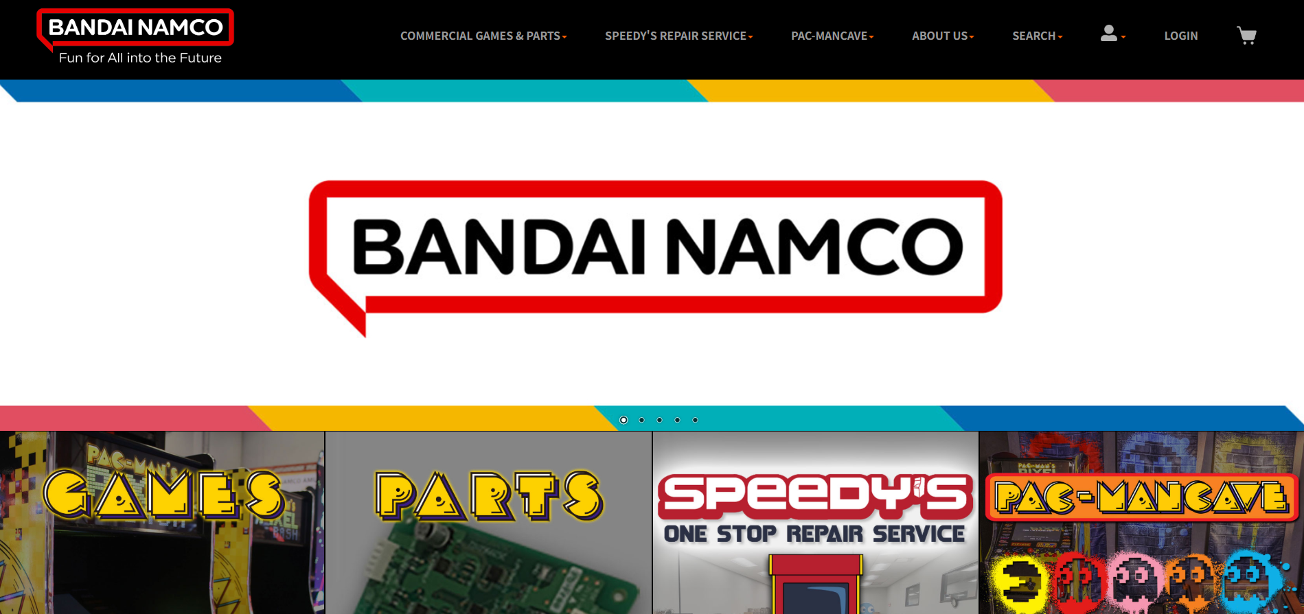 Bandai Namco Amusement America arcade equipment manufacturer