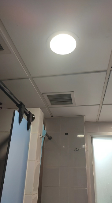 Recess Mounted LED Downlight enhancing lighting at Fire Services Headquarters Building