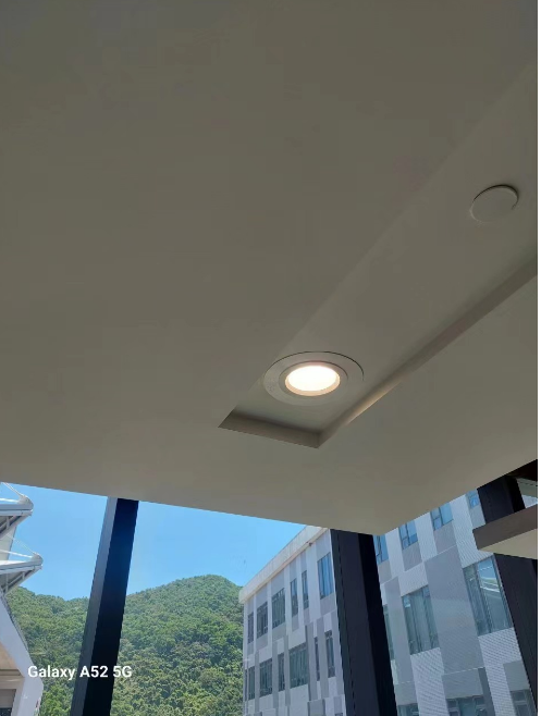 Recess Mounted LED Downlight at Fire and Ambulance Services Academy