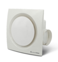 VF-BC series plastic ceiling pipe ventilating fans performance table with airflow power and hole size