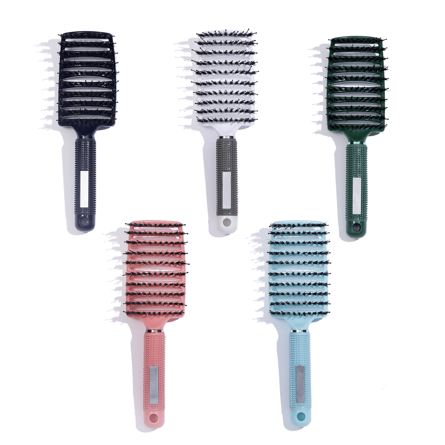 Large Curved Boar Hair Brush