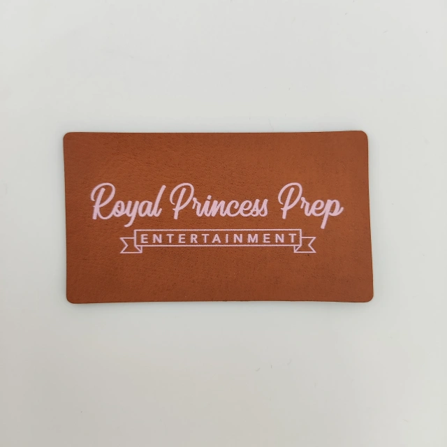 Leather Patches, custom printed labels