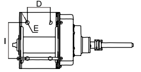 H-Lift Brake Hand Winch Front View