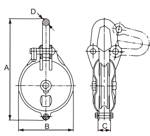 H-Lift Marine Steel Block HM type