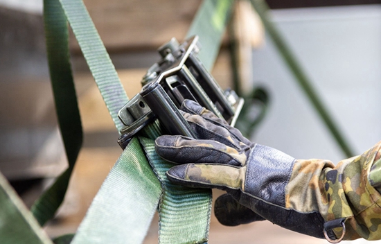 H-Lift ratchet tie down strap
