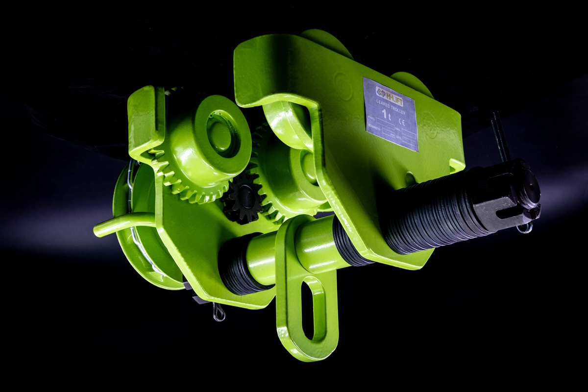 geared beam trolley