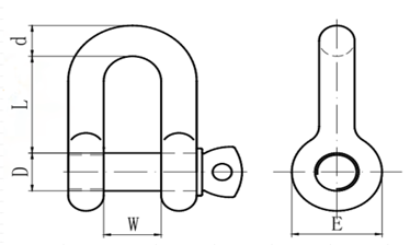 Grade S Screw Pin Dee Shackle