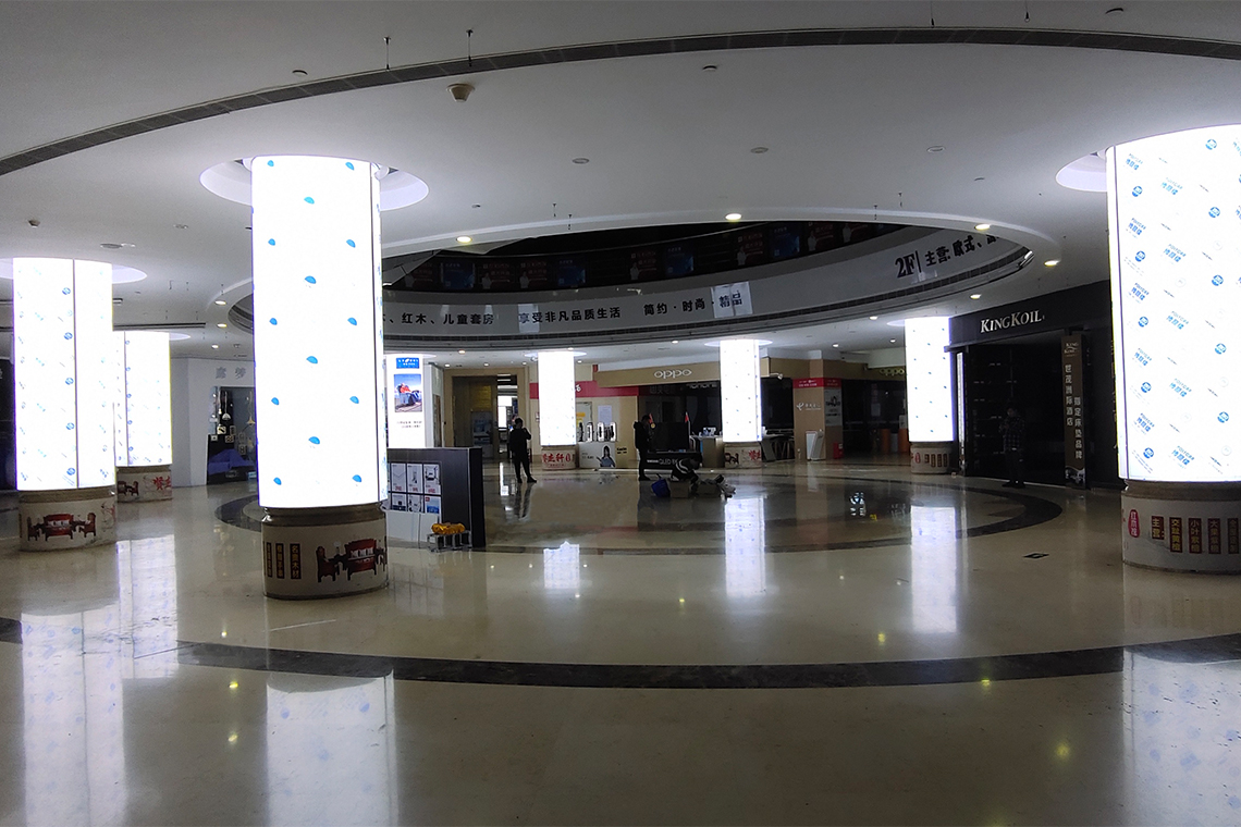 Cylinder-shaped led light box