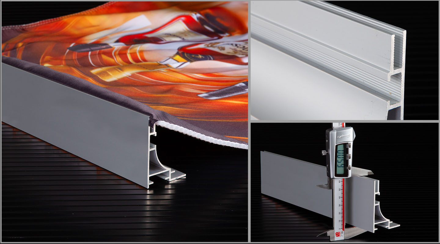 65mm light box Aluminum Profile