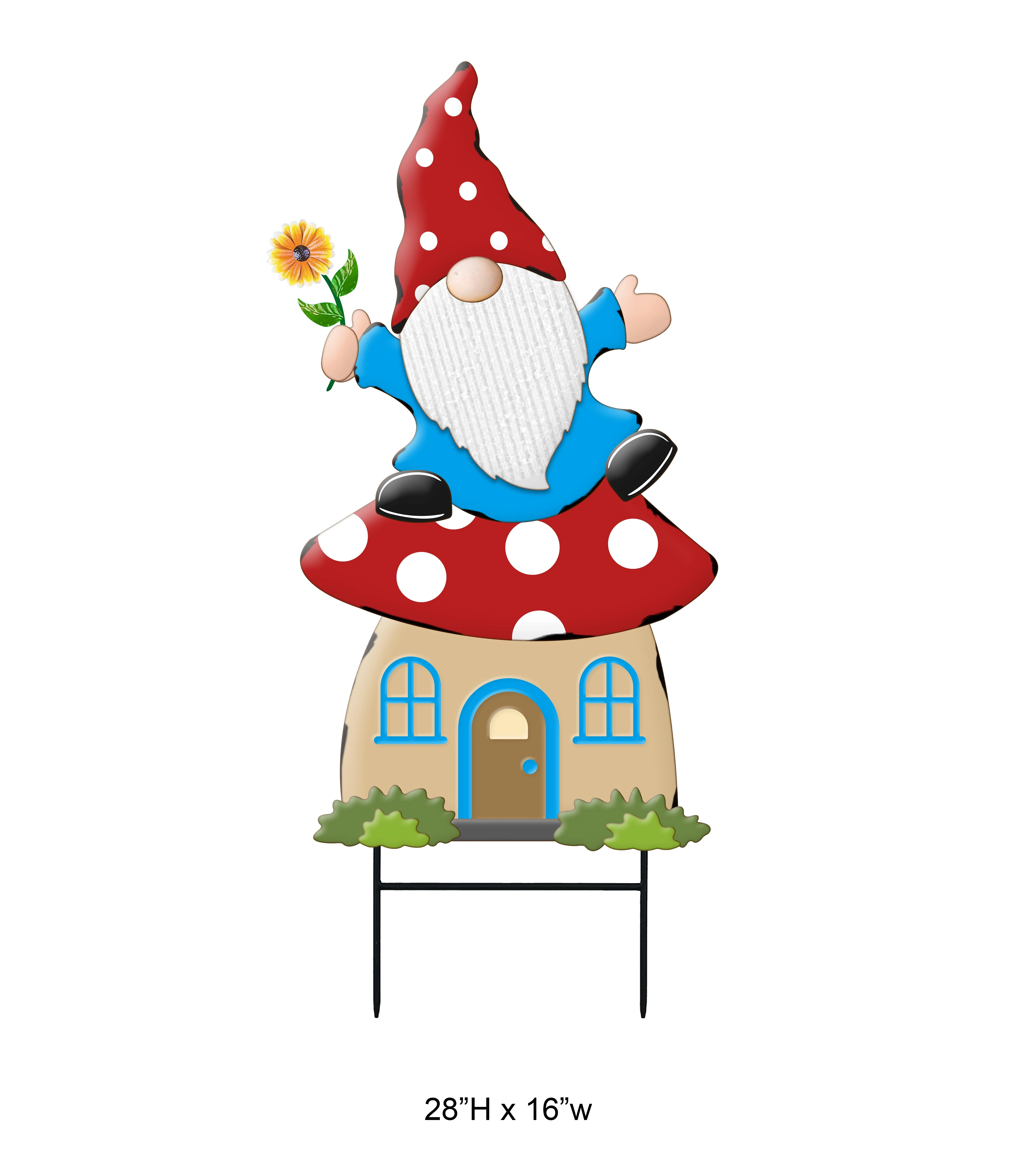 Resin Gnome Garden Stake Wholesale
