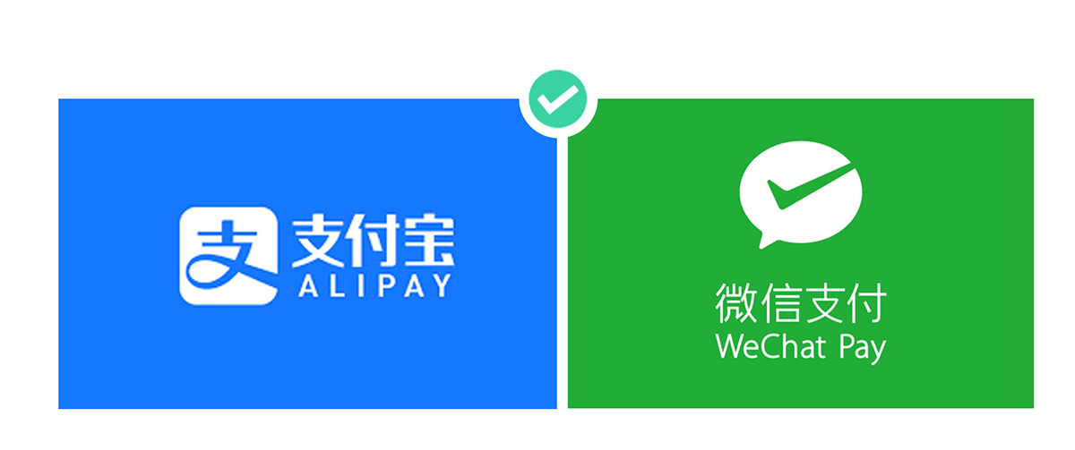 Alipay and WeChat Pay options for convenient GetMax TV Box payments.