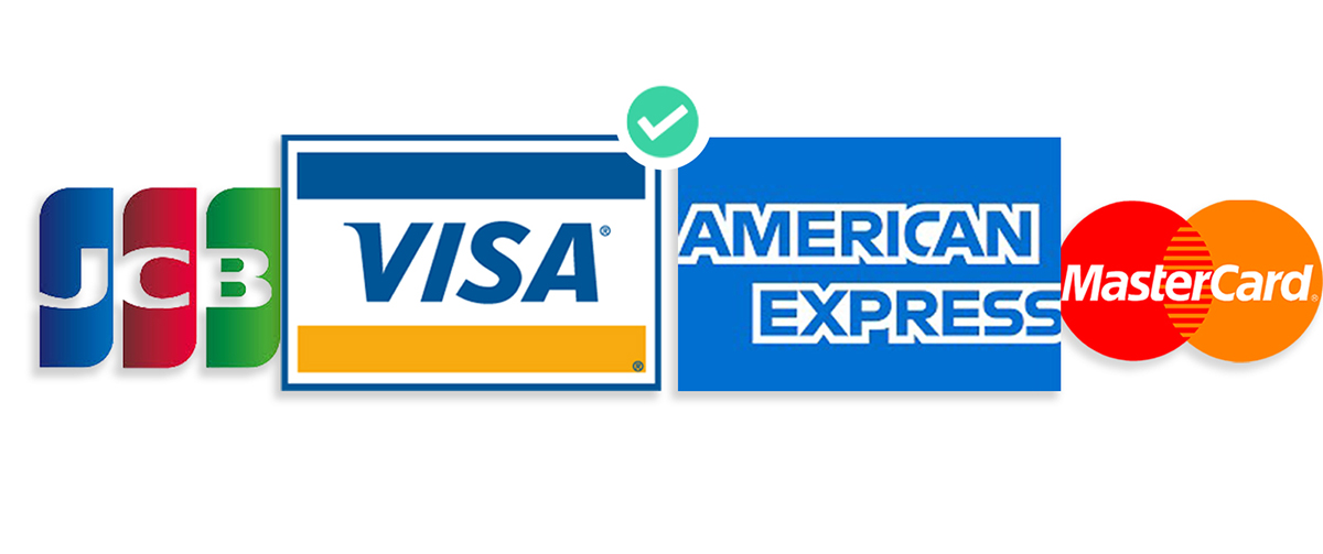 Payment options including VISA, MasterCard, American Express, and JCB credit cards for GetMax TV Box purchases.