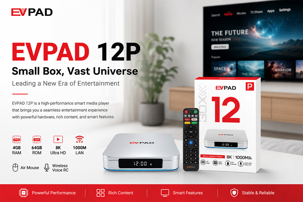 EVPAD 12P Unboxing & Review (2026) | A New Generation Android TV Box Experience
