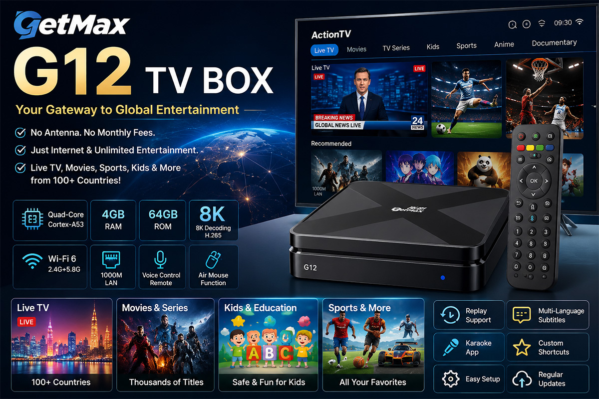 MaxG12 TV Box Review: Access Global Entertainment from Anywhere