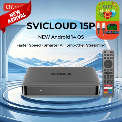 SviCloud 15P TV Box 2027年最新モデル - 次世代スマートAndroid TVボックス SviCloud 15P TV Box 2027年最新モデル - 次世代スマートAndroid TVボックス