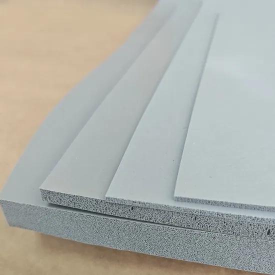 Silicone foam rolls
