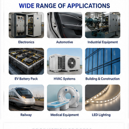 Key properties of liquid silicone foam