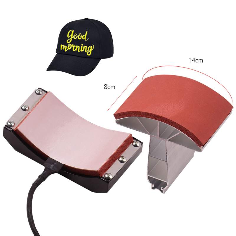 Silicone foam pad used on a cap heat press machine
