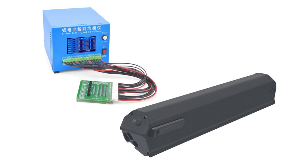 Cell voltage balancing process for an ebike battery to reduce voltage differences between groups