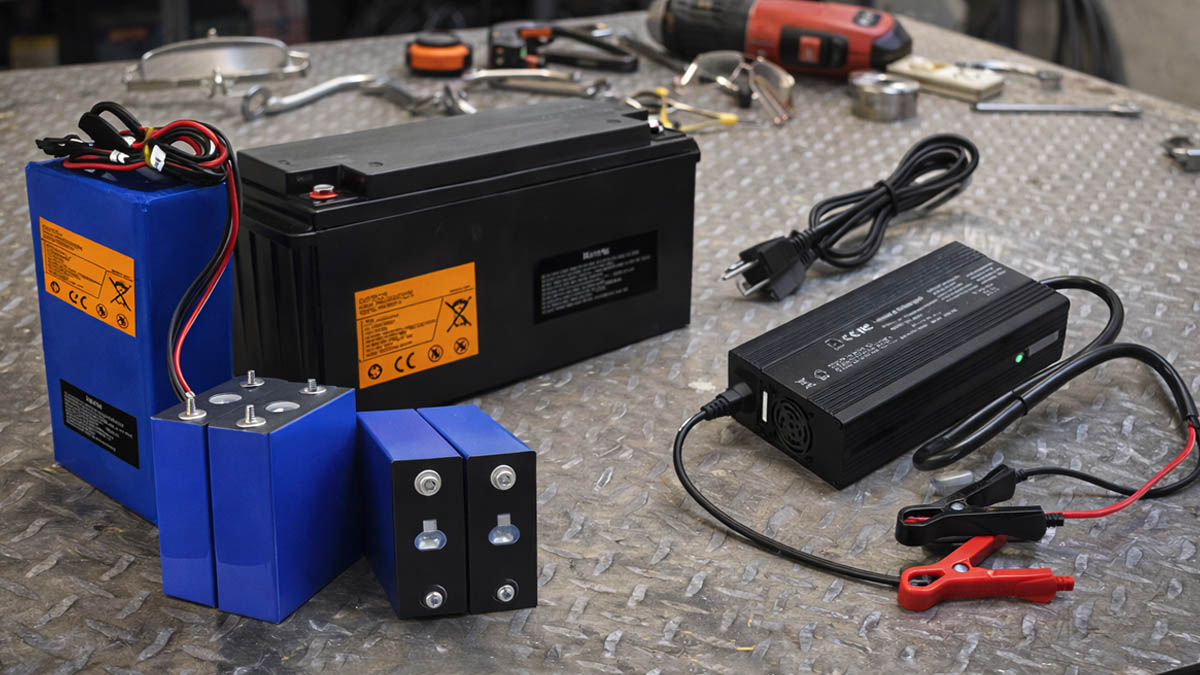 lithium battery safely charging at home during first-time and regular charging