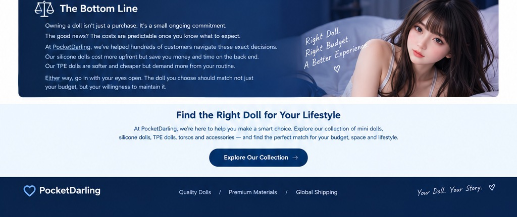 Sex Doll Maintenance Cost Review - TPE vs Silicone