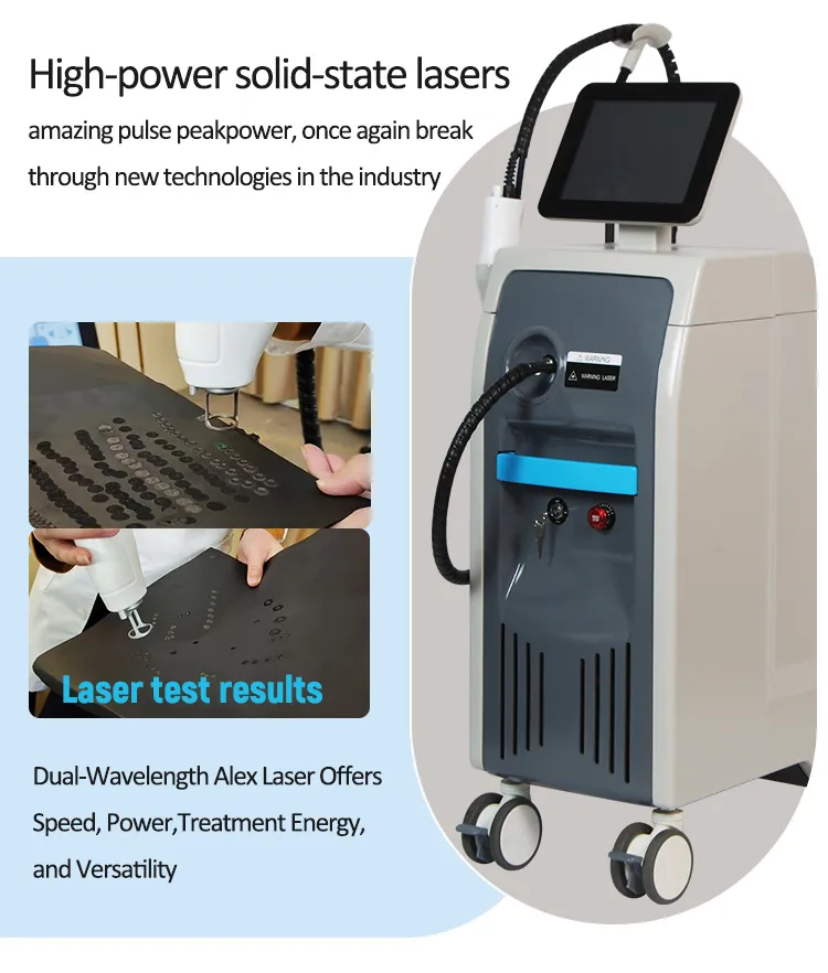 Alexandrite and Nd:YAG Laser Machine