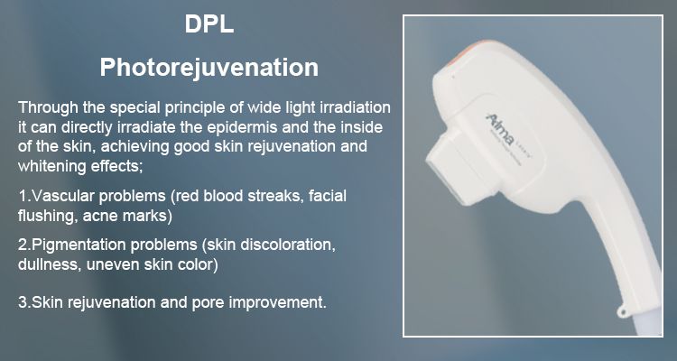 NIR DPL Skin Tightening & Hair Removal Machine DPL Handle