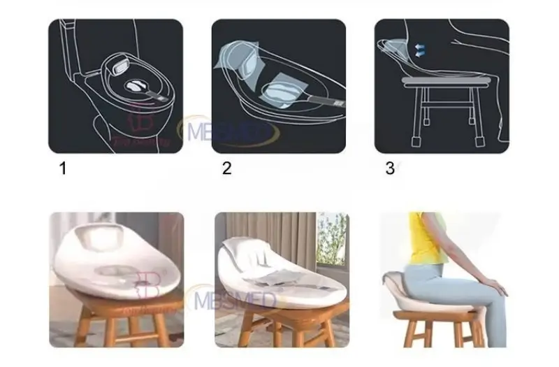 Pelvic Floor EMS Cushion Operation Steps