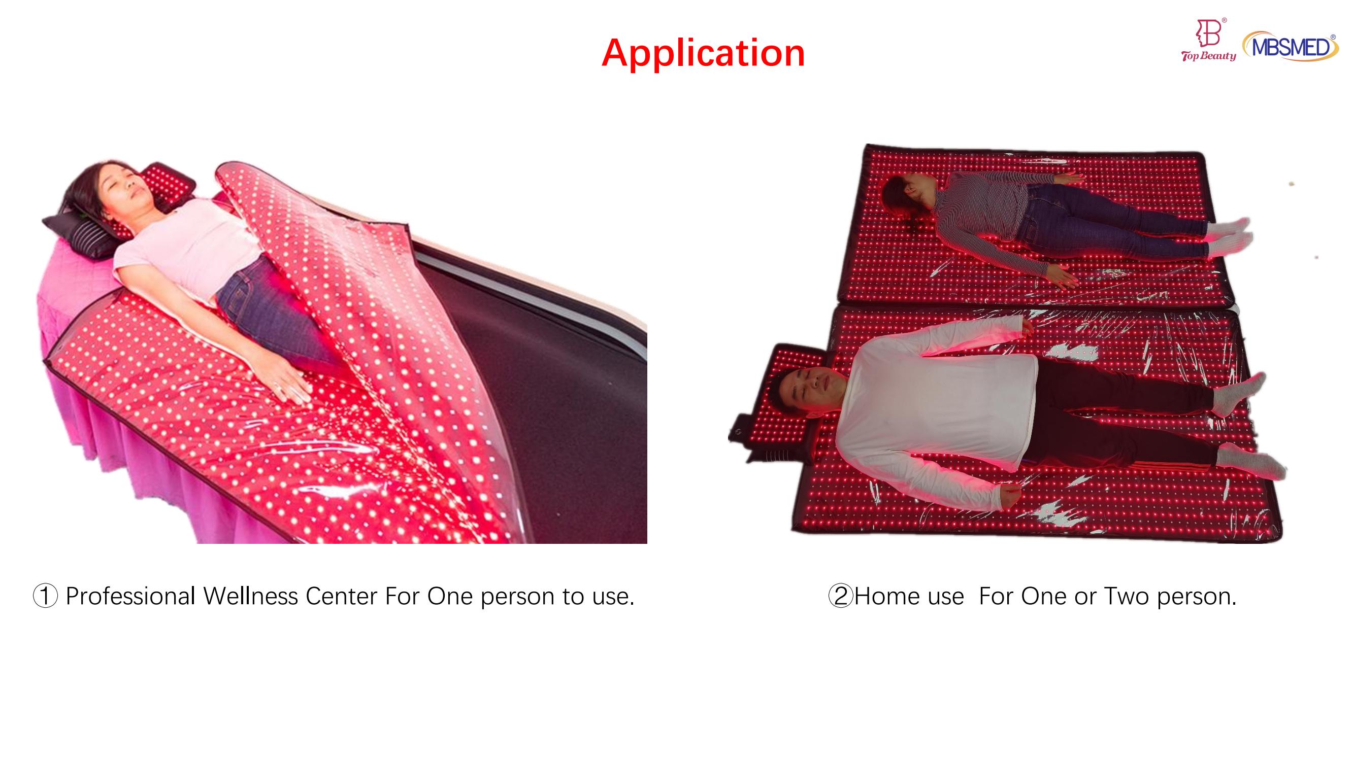 Red Light Therapy Mat Application