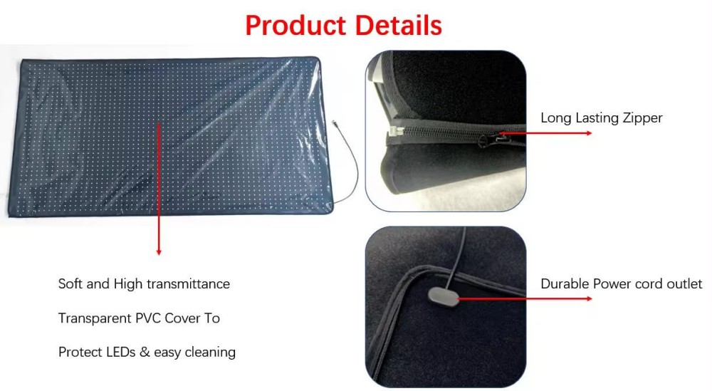 Red Light Therapy Mat Details