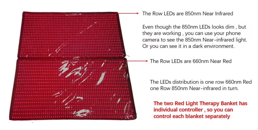 Red Light Therapy Mat LED Array