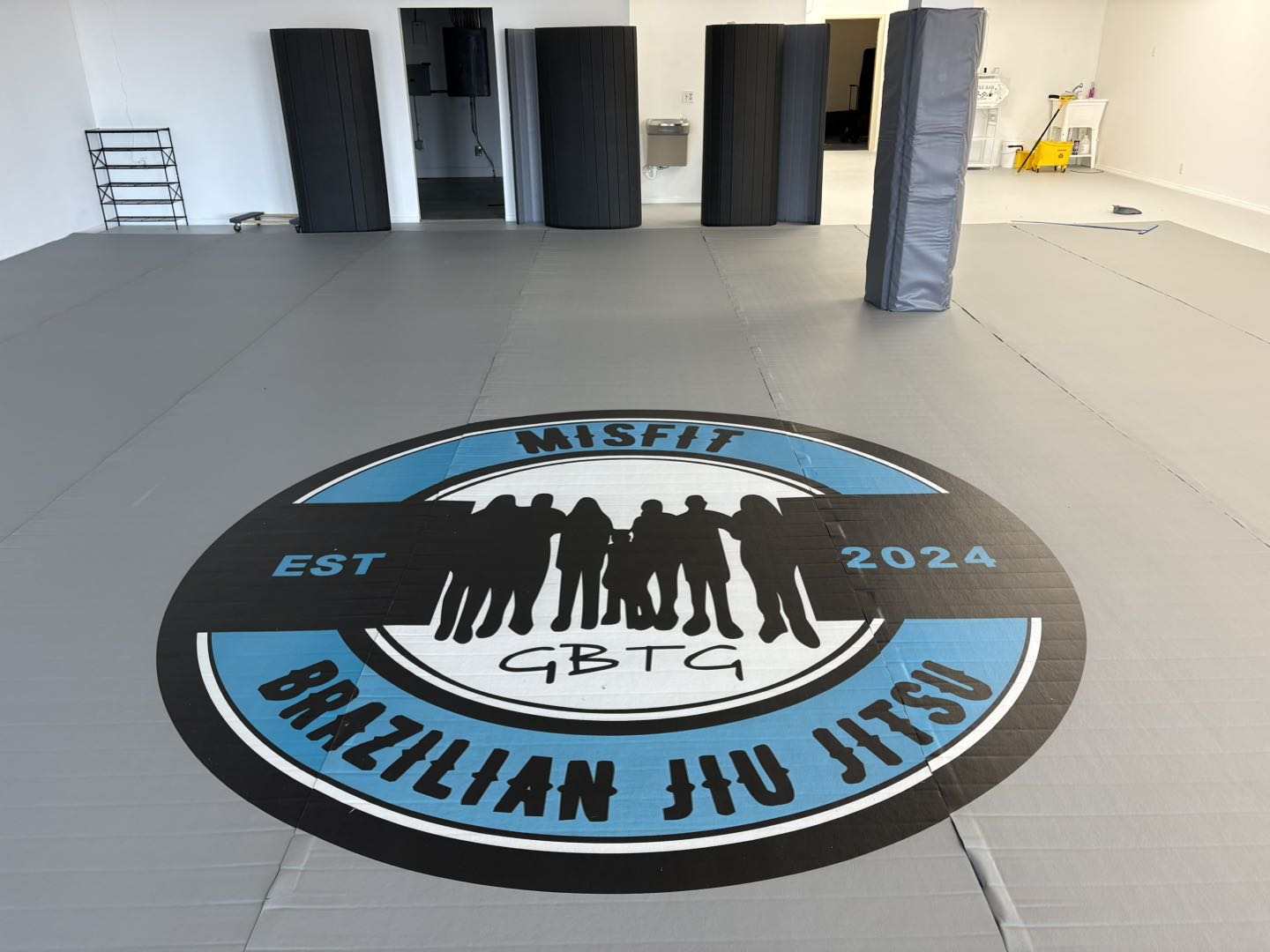 BJJ gym training on XPE mats