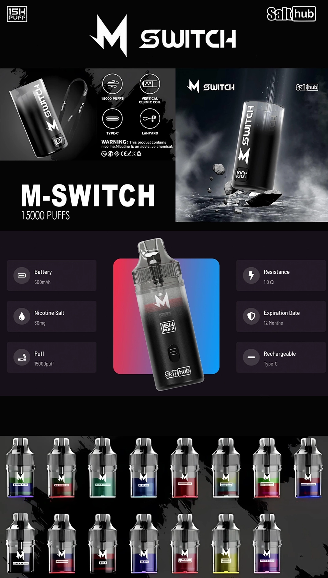 Marbo M Switch Pods Details