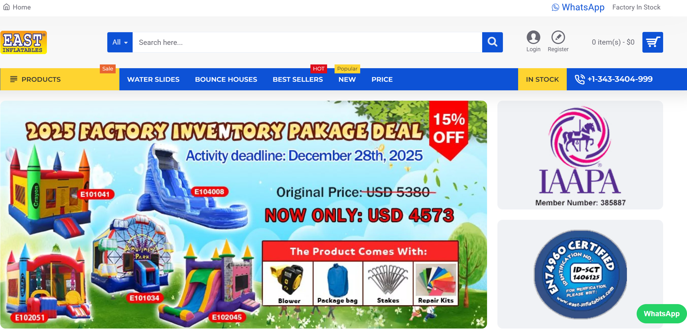 East Inflatables Manufacturing Co., Ltd.