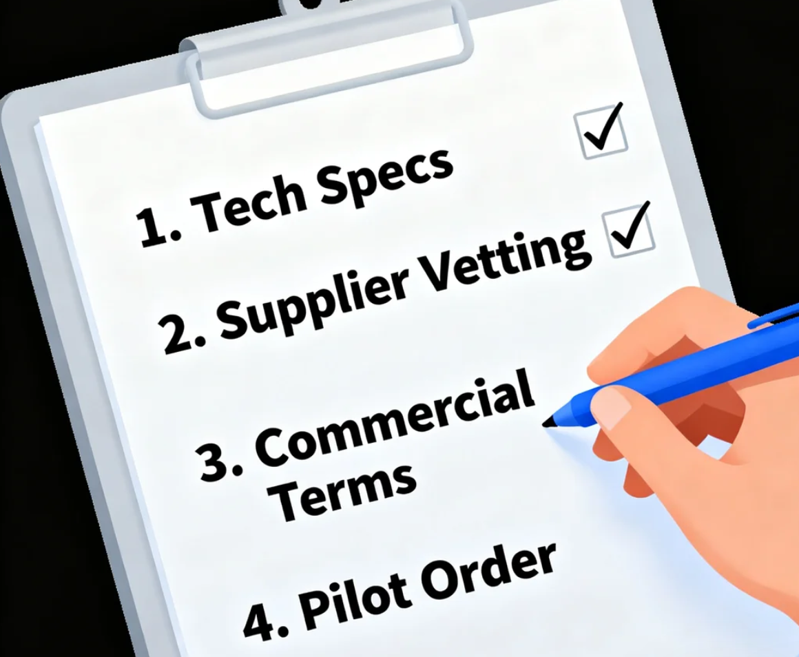 B2B procurement checklist for vetting air track suppliers and making a bulk purchase
