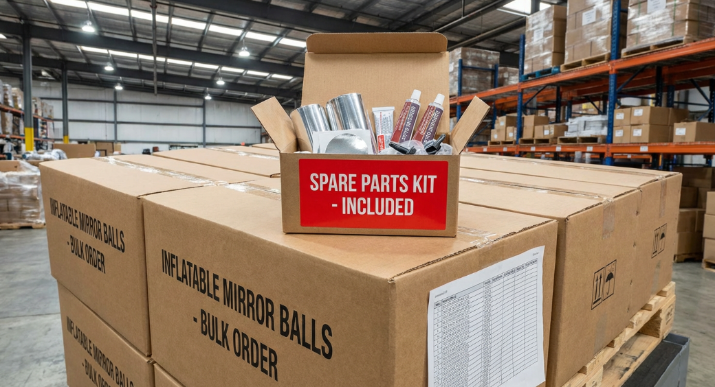 warehouse pallet of goods with