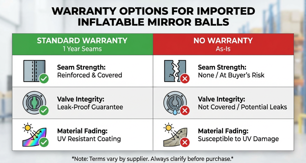 warranty comparison chart;