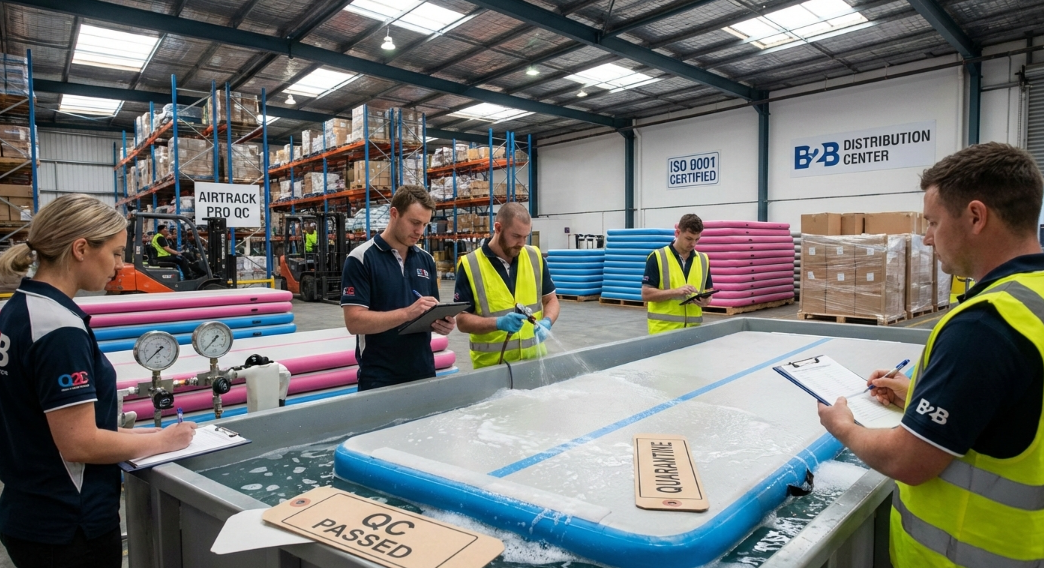 defective inflatable gymnastics mats quality inspection