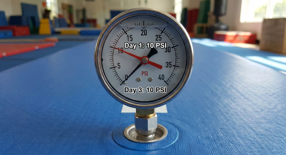 air track pressure retention test