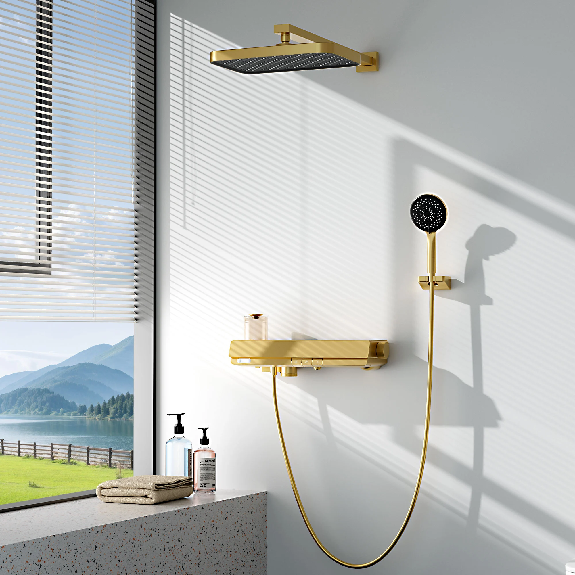 YOLO M-0135C recessed bubble shower main product view