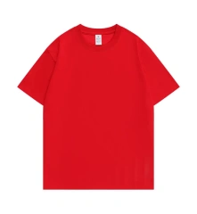 NEWMI 230g 100% Cotton T-Shirt Men Slightly Dropped Shoulder Crew Neck Casual Basic Tee Heavyweight Tops
