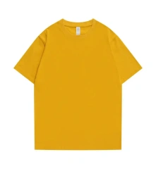 NEWMI 230g 100% Cotton T-Shirt Men Slightly Dropped Shoulder Crew Neck Casual Basic Tee Heavyweight Tops