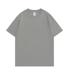 NEWMI 230g 100% Cotton T-Shirt Men Slightly Dropped Shoulder Crew Neck Casual Basic Tee Heavyweight Tops
