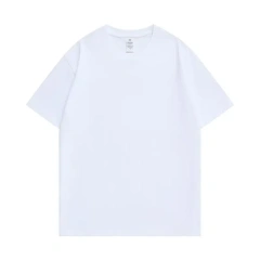 NEWMI 230g 100% Cotton T-Shirt Men Slightly Dropped Shoulder Crew Neck Casual Basic Tee Heavyweight Tops