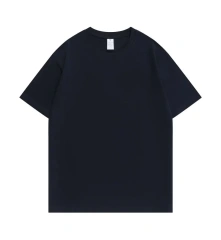 NEWMI 230g 100% Cotton T-Shirt Men Slightly Dropped Shoulder Crew Neck Casual Basic Tee Heavyweight Tops