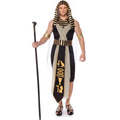 Carnival Pharaoh Cosplay Costume Egypt Emperor Uniform PQMR19027