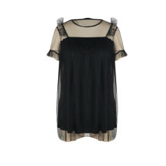 Mesh Mini Dress for Women Chiffon Summer Casual Dresses PQQM3708